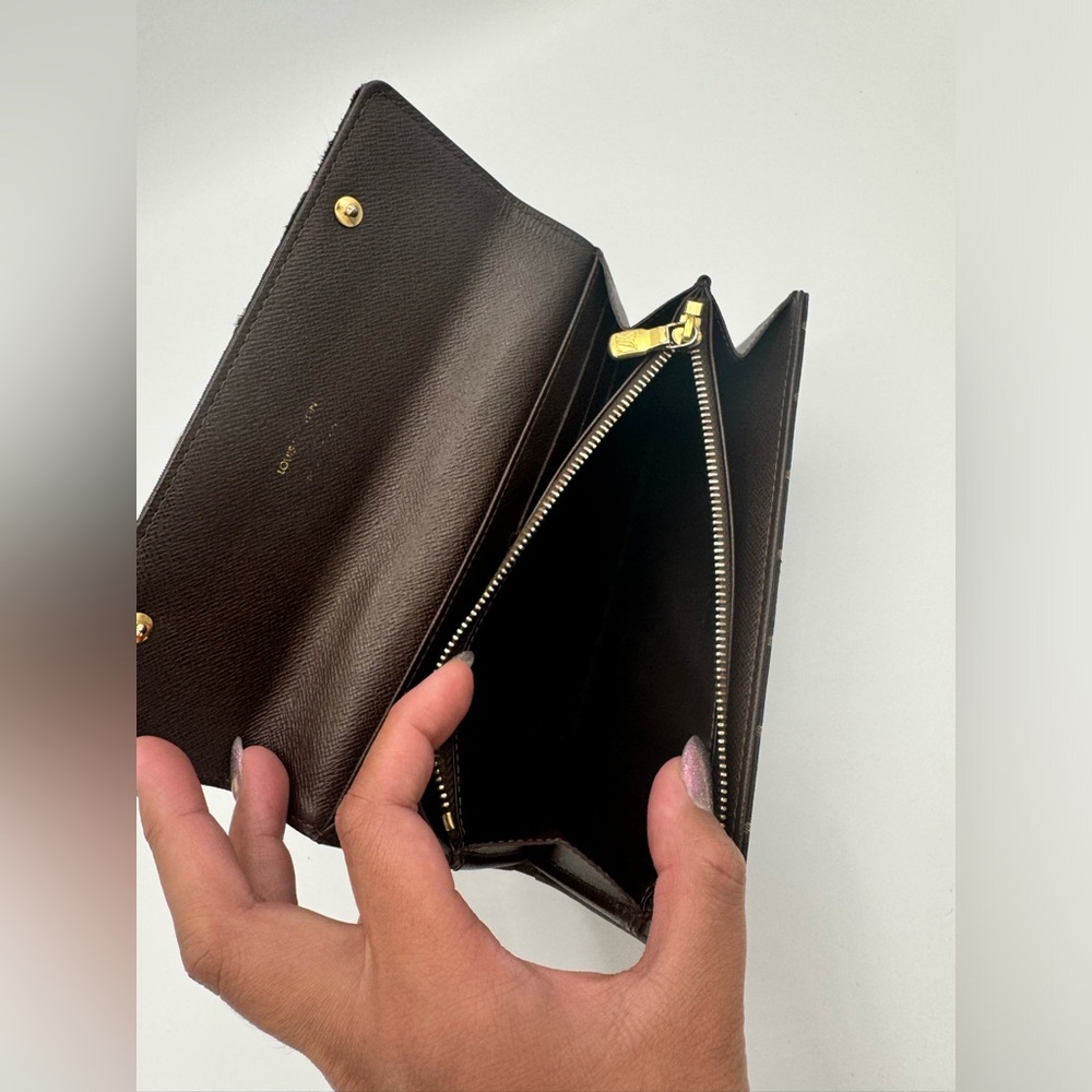 Louis Vuitton Monogram Mini Lin Wallet EUC - Picture 11 of 16